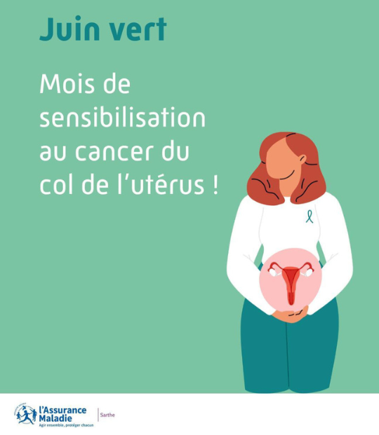 Juin Vert - Sensibilisation autour du cancer du col de l'utérus
