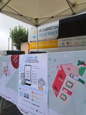 Opération Bilans santé pour les + de 60 ans avec le Carretou de la santé du Parc naturel régional des grands Causses