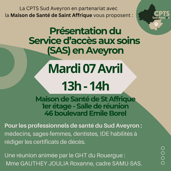 Présentation du Service d'Accès aux Soins 