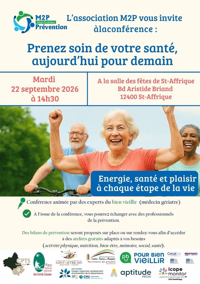 Conférence AMICOPE - "Prenez soin de votre santé, aujourd'hui pour demain"