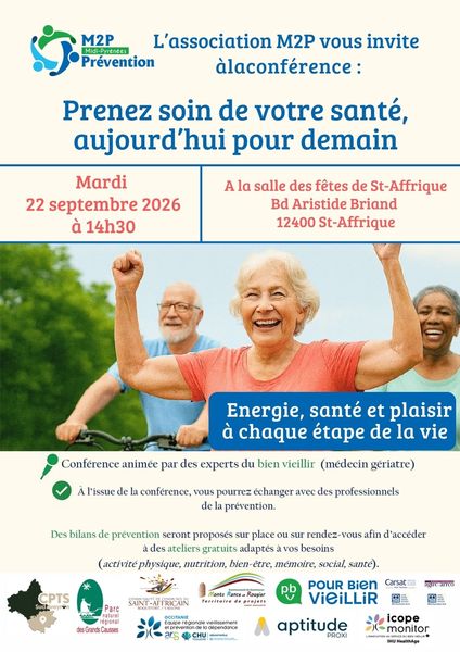 Conférence AMICOPE - "Prenez soin de votre santé, aujourd'hui pour demain"