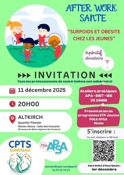 After Work Santé N° 4 - Surpoids et obésité chez les jeunes
