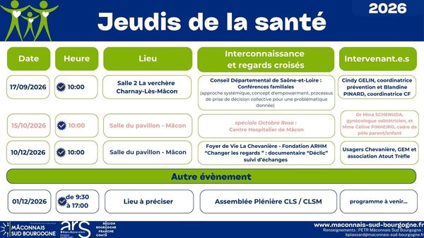 📅 Jeudis de la Santé 