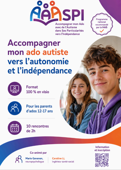 Le programme AAASPI (Accompagner mon Ado Autiste dans Ses Particularités vers l’Indépendance) 