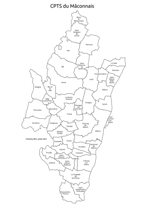 Le territoire de la CPTS